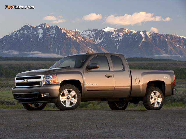 Pictures of Chevrolet Silverado Extended Cab 2007–13 (640 x 480)