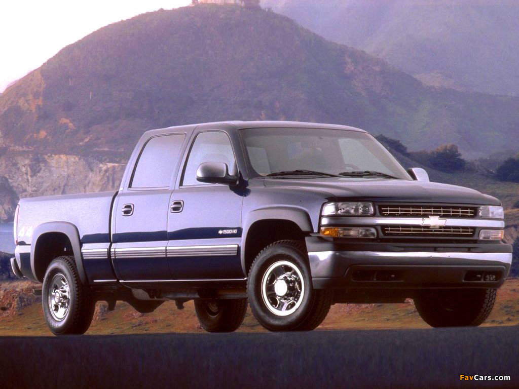 Chevrolet Silverado Crew Cab 1999–2002 wallpapers (1024 x 768)
