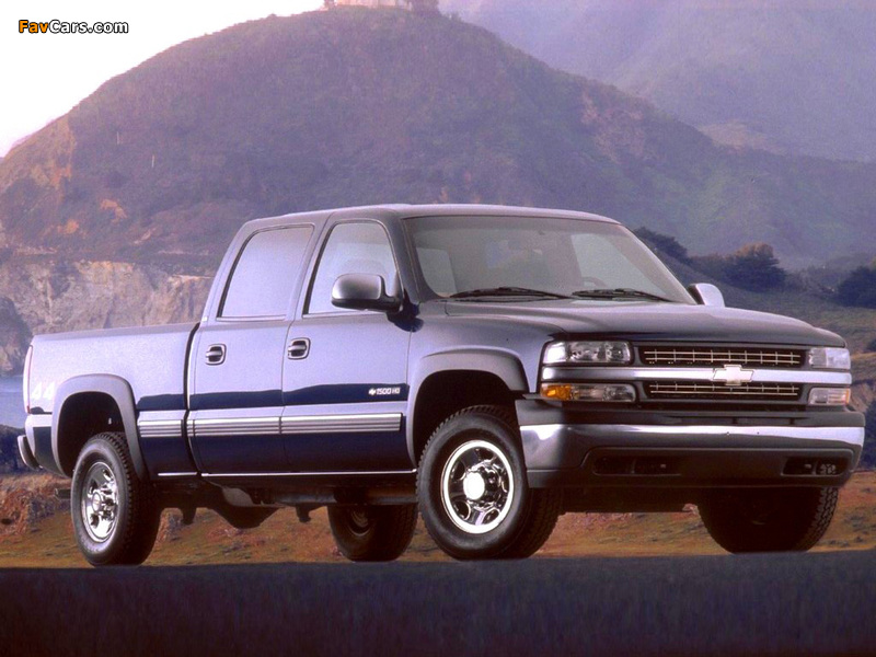 Chevrolet Silverado Crew Cab 1999–2002 wallpapers (800 x 600)