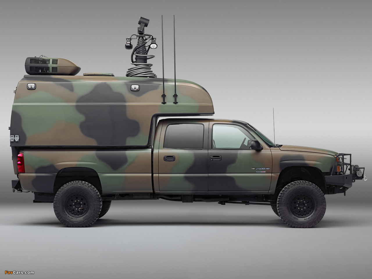 Chevrolet Silverado Military Vehicle 2004–07 wallpapers (1280 x 960)