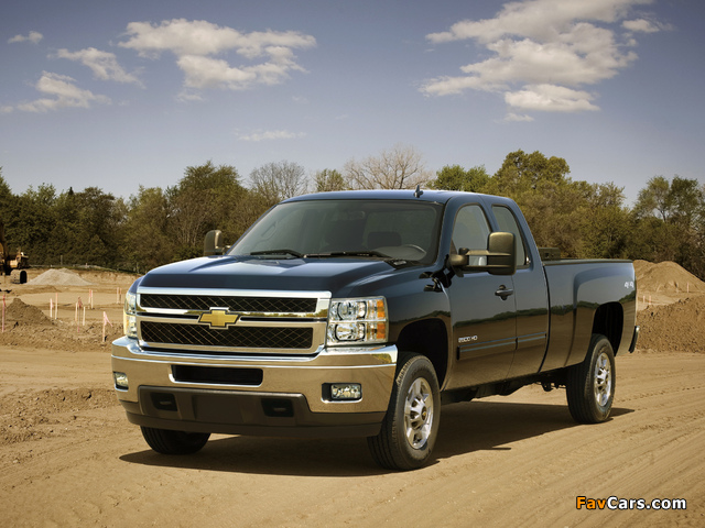Chevrolet Silverado 2500 HD CNG Extended Cab 2012–13 wallpapers (640 x 480)