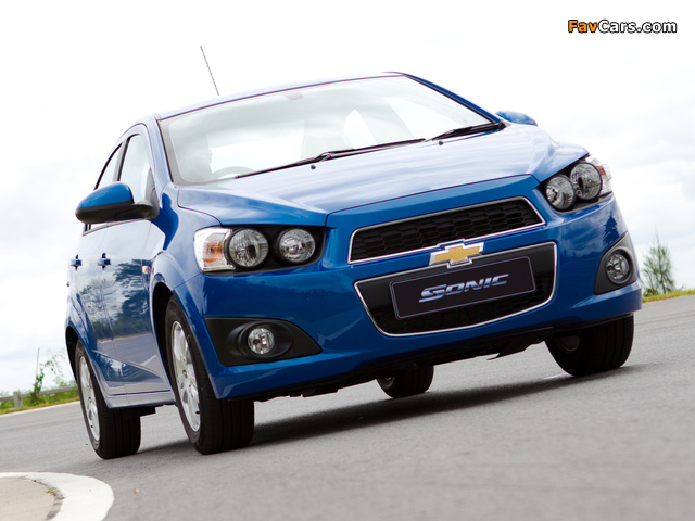 Chevrolet Sonic Sedan TH-spec 2012 pictures (640 x 480)