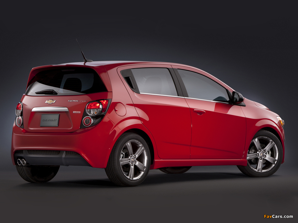 Photos of Chevrolet Sonic RS 2012 (1024 x 768)