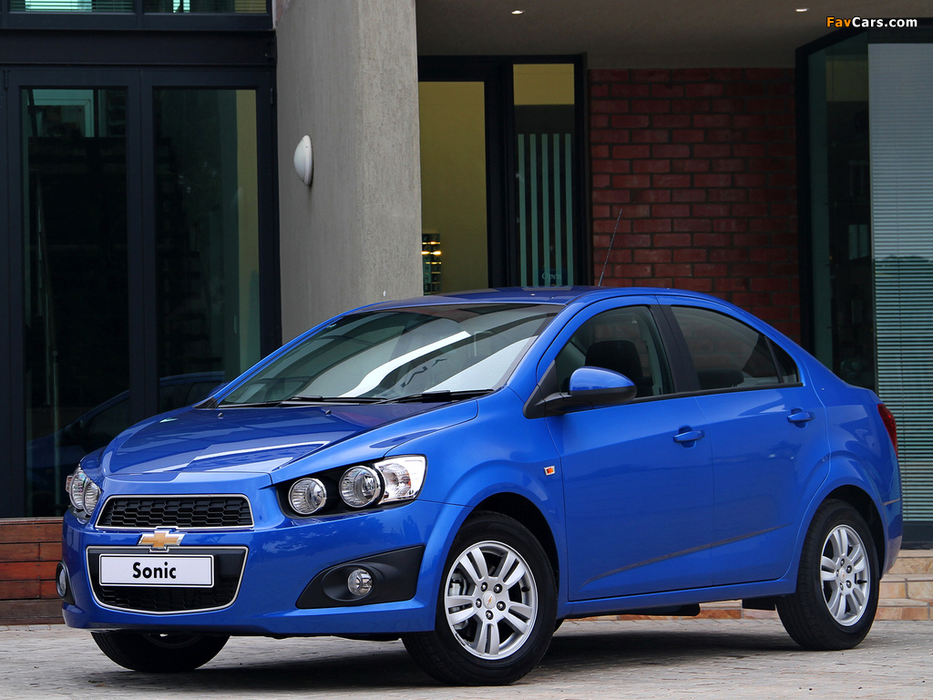 Chevrolet Sonic Sedan ZA-spec 2012 wallpapers (1024 x 768)