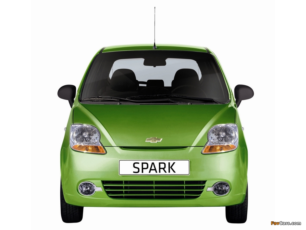 Chevrolet Spark (M200) 2005–07 wallpapers (1024 x 768)