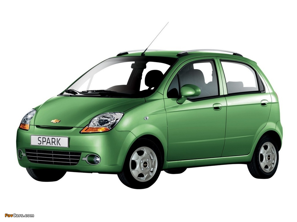 Chevrolet Spark (M200) 2005–07 wallpapers (1024 x 768)