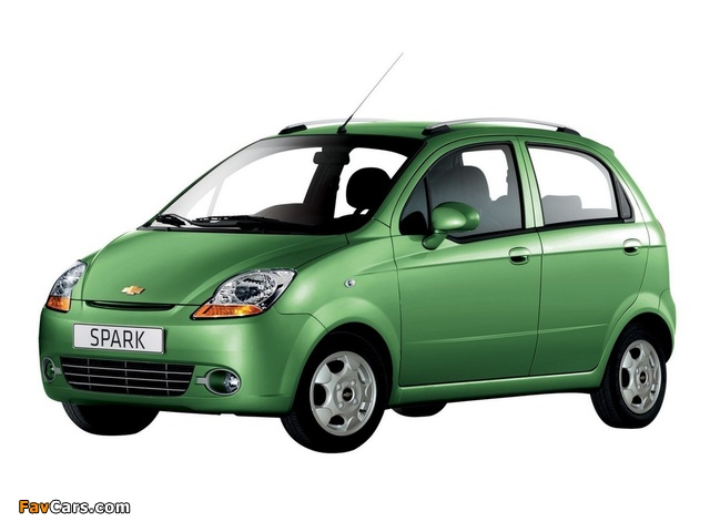 Chevrolet Spark (M200) 2005–07 wallpapers (640 x 480)