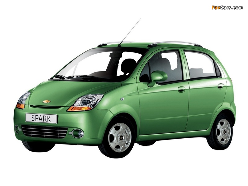 Chevrolet Spark (M200) 2005–07 wallpapers (800 x 600)