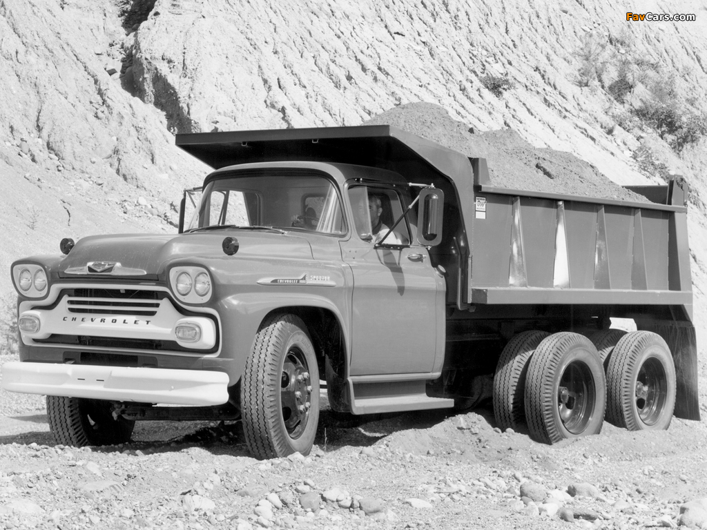 Photos of Chevrolet Spartan 100 Dump Truck 1958 (1024 x 768)