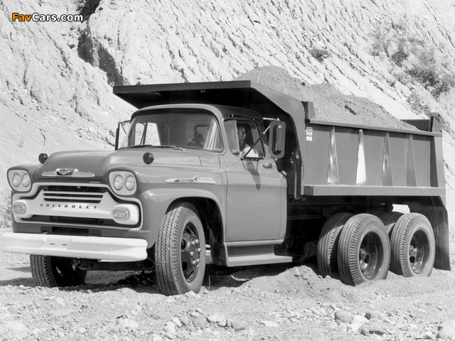 Photos of Chevrolet Spartan 100 Dump Truck 1958 (640 x 480)
