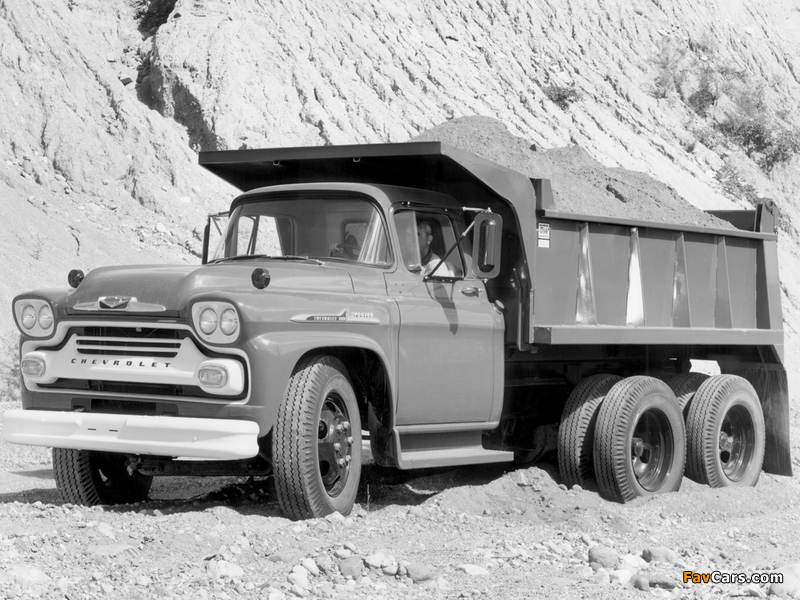 Photos of Chevrolet Spartan 100 Dump Truck 1958 (800 x 600)