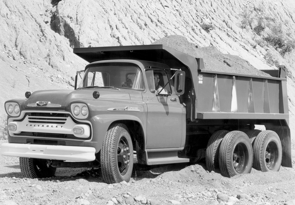Photos of Chevrolet Spartan 100 Dump Truck 1958
