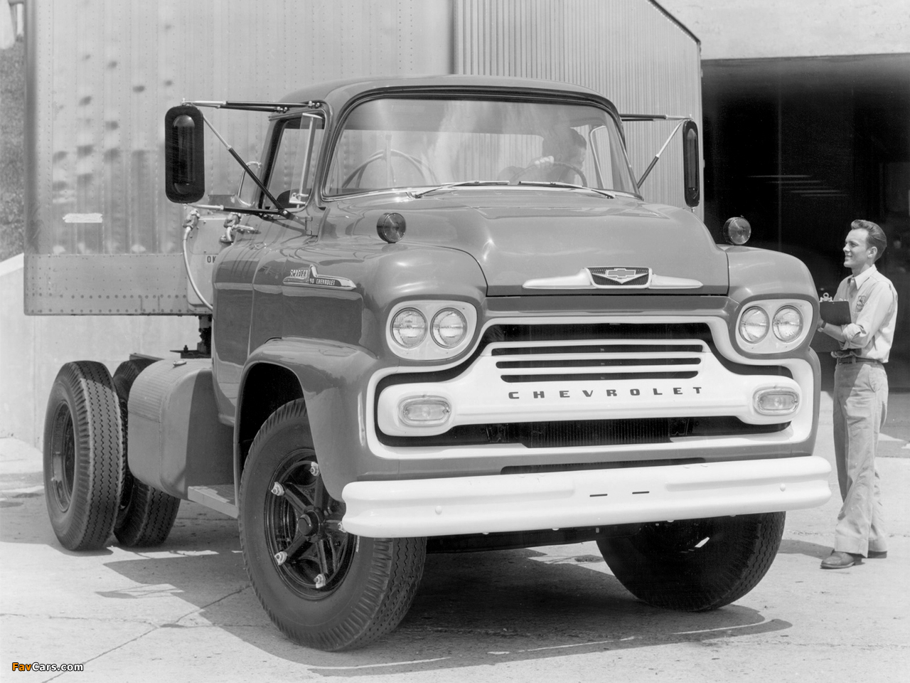 Chevrolet Spartan 90 Chassis Cab 1958 wallpapers (1280 x 960)