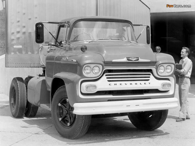Chevrolet Spartan 90 Chassis Cab 1958 wallpapers (800 x 600)