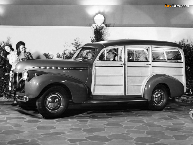Pictures of Chevrolet Special Deluxe Woodie Wagon 1941 (800 x 600)