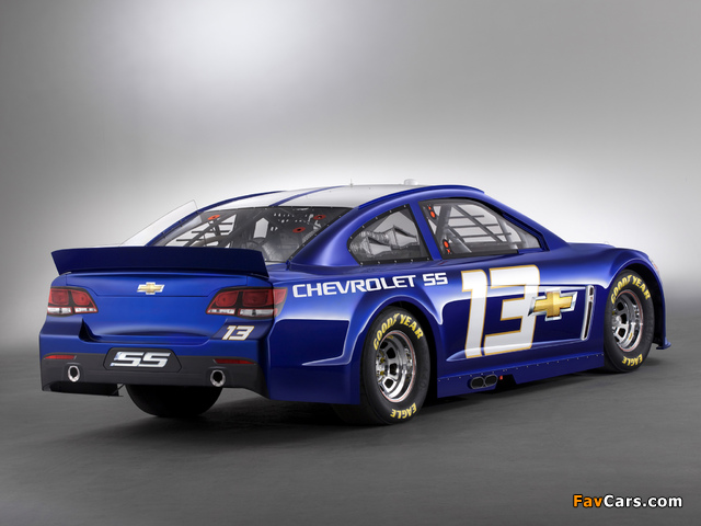 Chevrolet SS NASCAR Sprint Cup Series Race Car 2013 images (640 x 480)