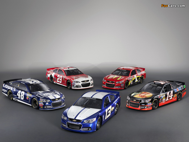 Pictures of Chevrolet SS NASCAR Sprint Cup Series Race Car 2013 (800 x 600)