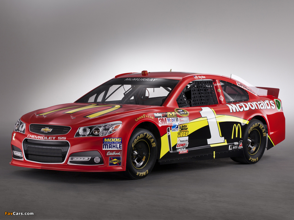 Pictures of Chevrolet SS NASCAR Sprint Cup Series Race Car 2013 (1024 x 768)