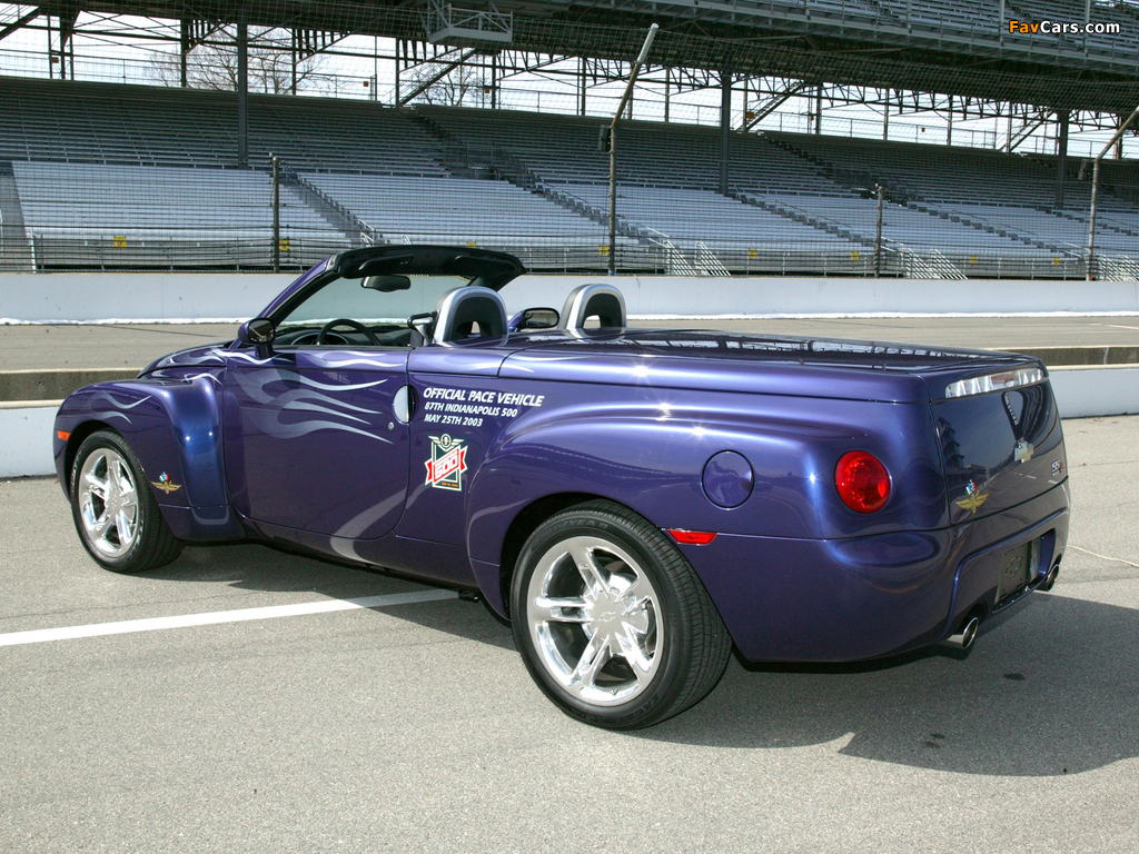 Chevrolet SSR Indy 500 Pace Car 2003 wallpapers (1024 x 768)