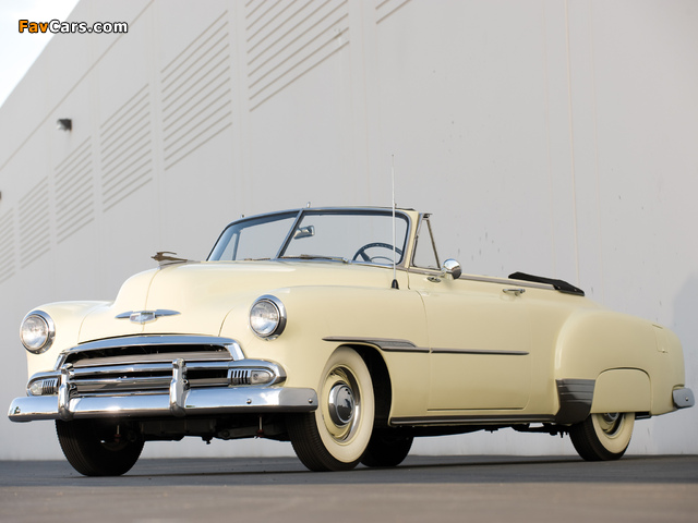Chevrolet Deluxe Styleline Convertible (2134-1067) 1951 pictures (640 x 480)