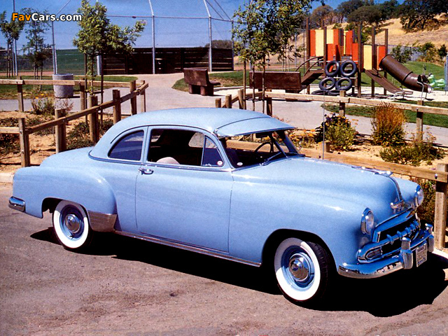 Chevrolet Styleline Special Business Coupe 1952 wallpapers (640 x 480)