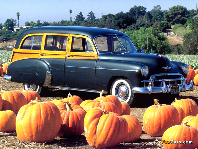Chevrolet Styleline Deluxe Station Wagon 1949 wallpapers (640 x 480)