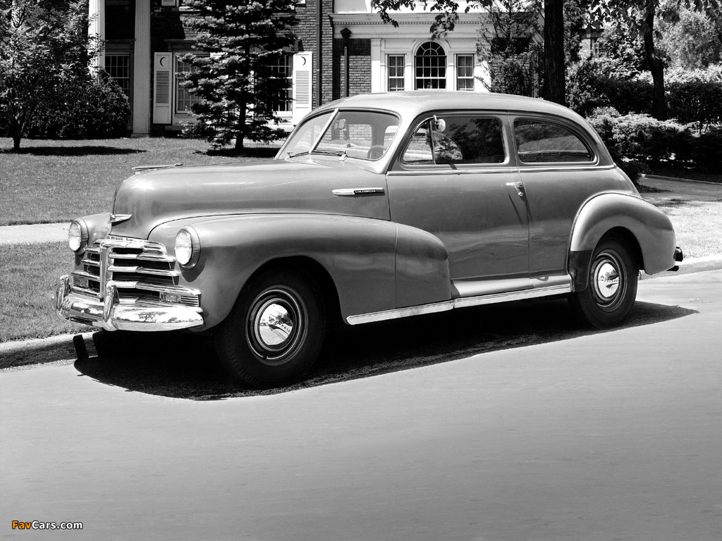 Pictures of Chevrolet Stylemaster 2-door Town Sedan 1948 (1024 x 768)