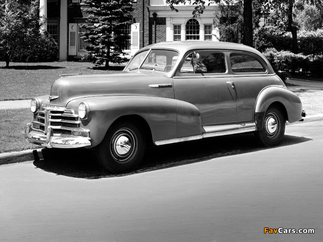 Pictures of Chevrolet Stylemaster 2-door Town Sedan 1948 (640 x 480)