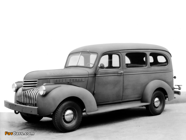 Chevrolet Carryall Suburban 1941–47 wallpapers (640 x 480)