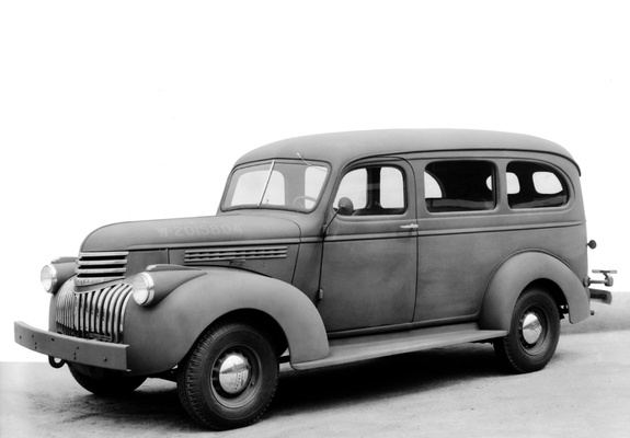 Chevrolet Carryall Suburban 1941–47 wallpapers