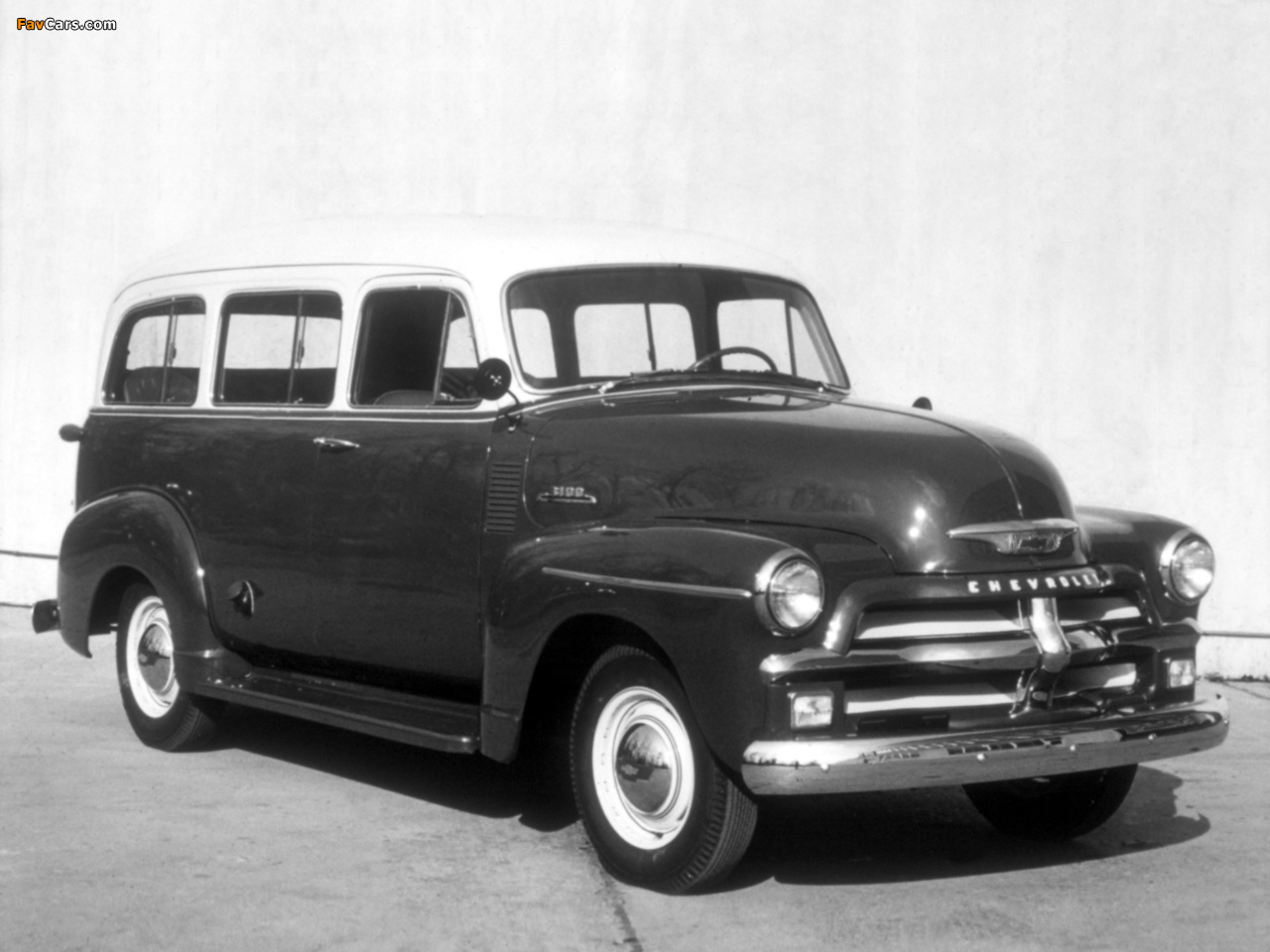 Chevrolet Suburban 1954–55 wallpapers (1280 x 960)
