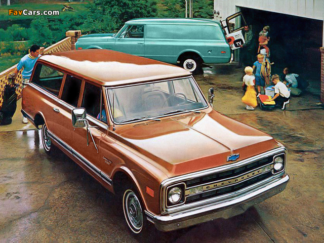 Chevrolet Suburban 1967–72 wallpapers (640 x 480)