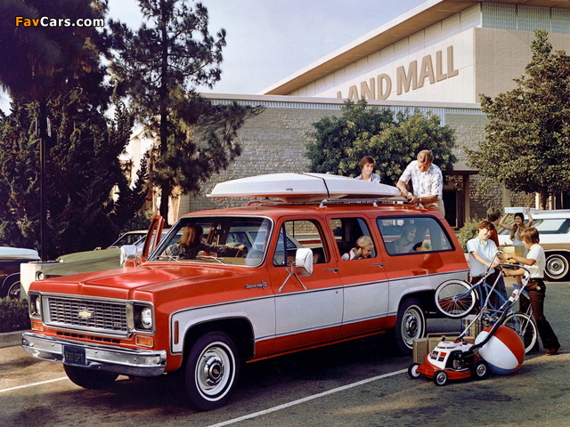 Chevrolet Suburban 1973–74 photos (640 x 480)