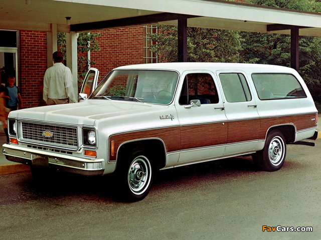 Chevrolet Suburban 1973–74 pictures (640 x 480)