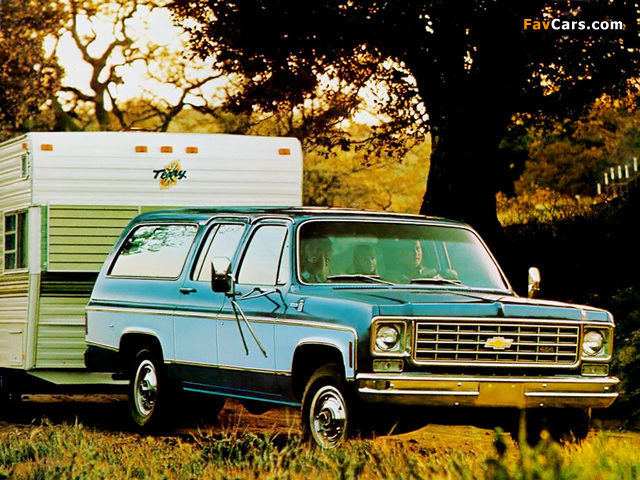 Chevrolet Suburban 1975–76 wallpapers (640 x 480)