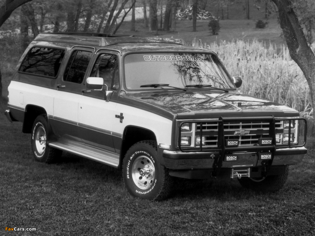 Chevrolet Suburban Outdoorsman 1988 pictures (1024 x 768)
