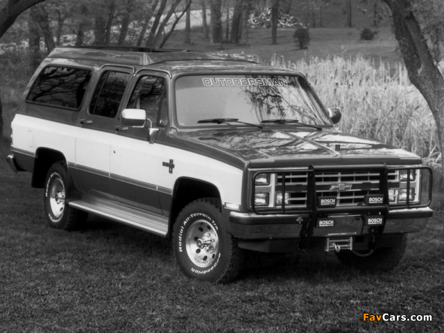 Chevrolet Suburban Outdoorsman 1988 pictures (640 x 480)