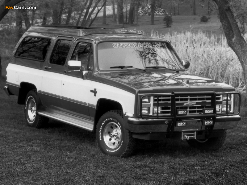 Chevrolet Suburban Outdoorsman 1988 pictures (800 x 600)