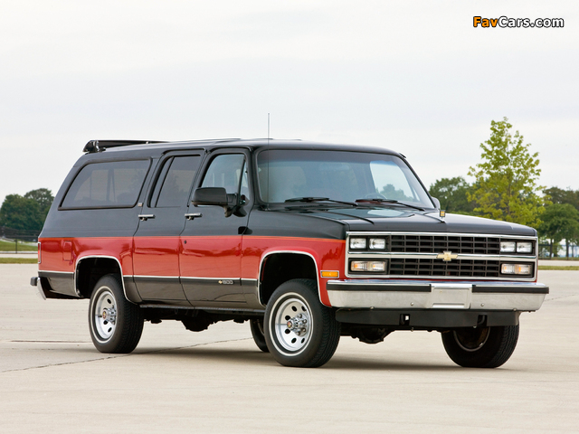 Chevrolet Suburban 1989–91 photos (640 x 480)