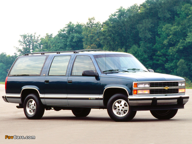 Chevrolet Suburban (GMT400) 1992–93 wallpapers (640 x 480)