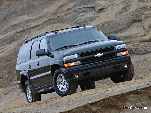 Chevrolet Suburban Z71 (GMT800) 2003–06 wallpapers (640 x 480)