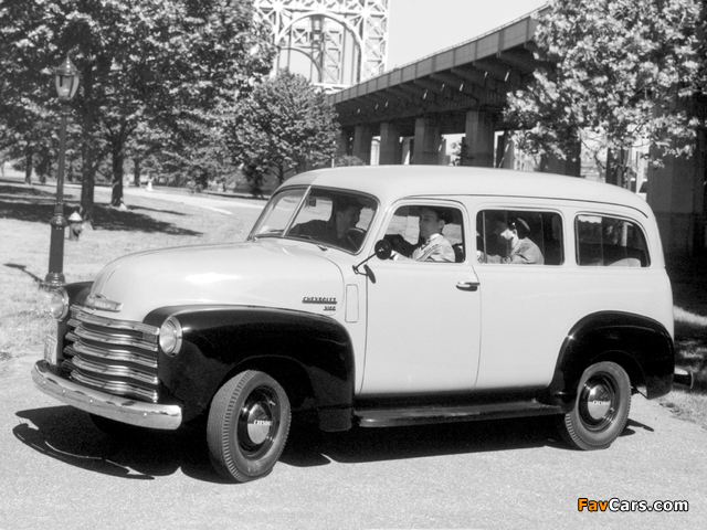 Photos of Chevrolet 3100 Suburban (GP/HP-3116) 1949–50 (640 x 480)