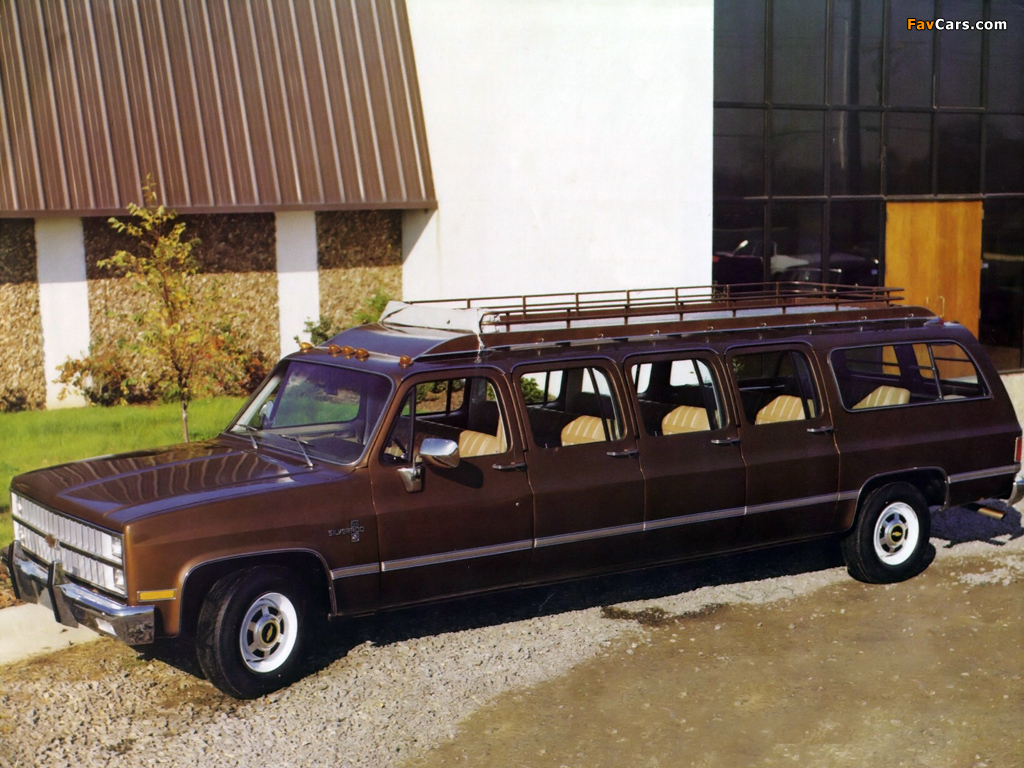 Photos of Chevrolet Suburban Silverado by Armbruster-Stageway 1982 (1024 x 768)