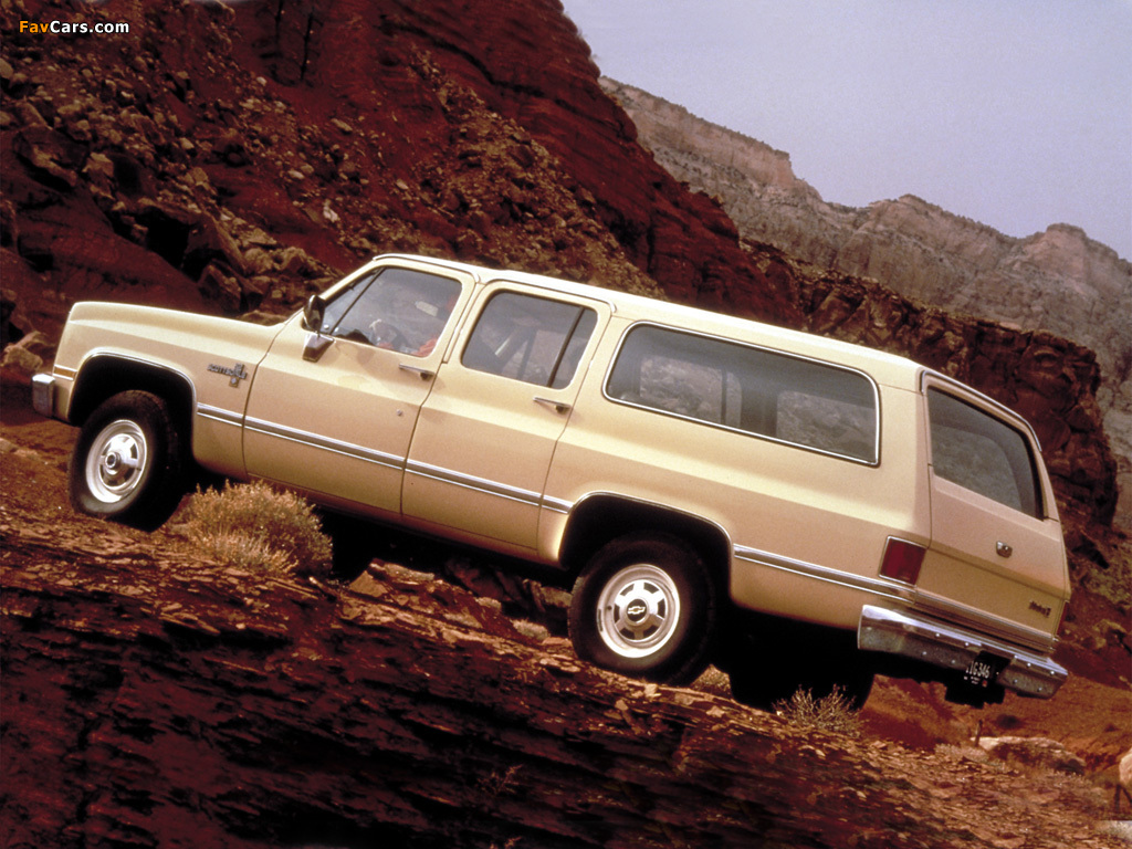 Photos of Chevrolet Suburban 1983–84 (1024 x 768)