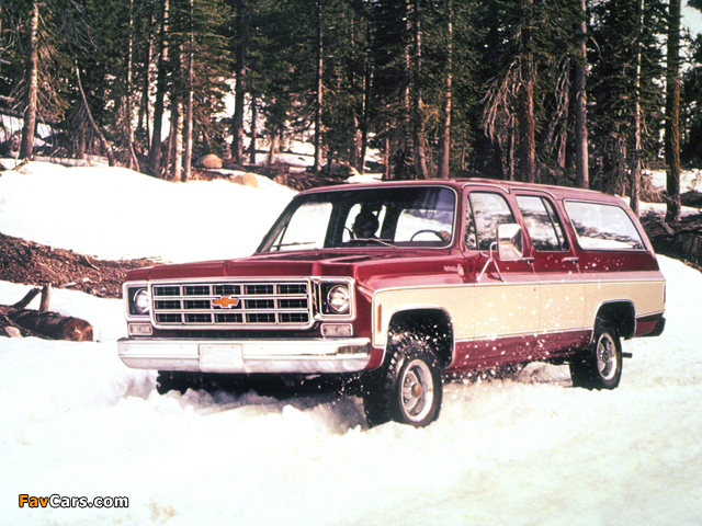 Pictures of Chevrolet Suburban 1977–79 (640 x 480)