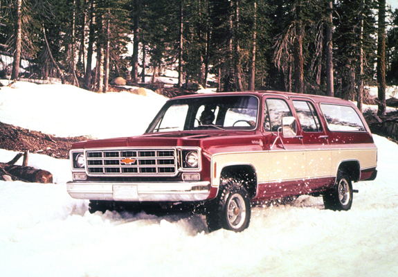 Pictures of Chevrolet Suburban 1977–79
