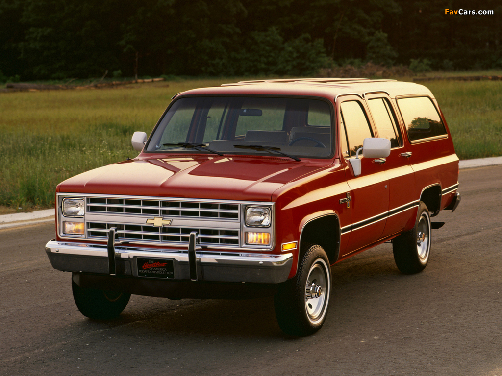 Pictures of Chevrolet Suburban Scottsdale 1982 (1024 x 768)