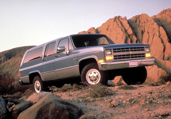 Pictures of Chevrolet Suburban 1983–84
