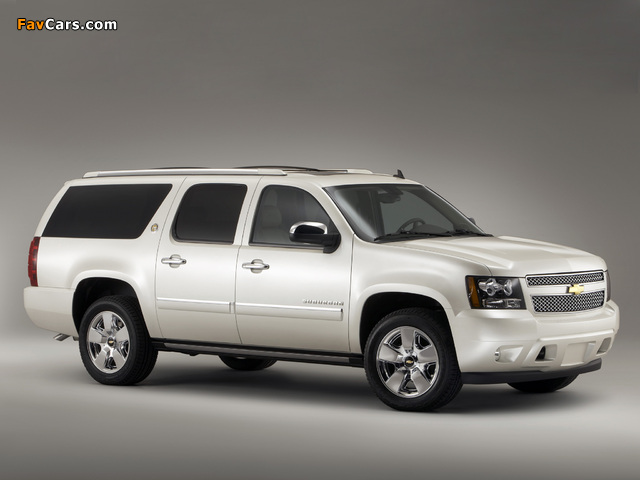 Pictures of Chevrolet Suburban 75th Anniversary Diamond Edition (GMT900) 2010 (640 x 480)