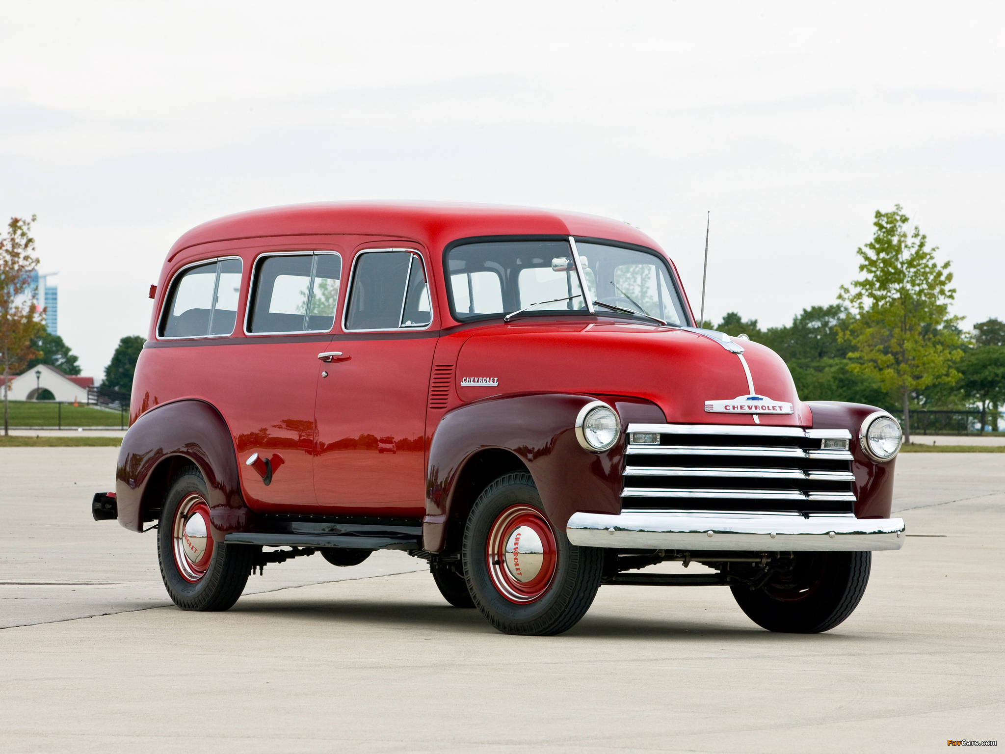Chevrolet Suburban Carryall 1947–54 wallpapers (2048 x 1536)